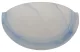TRACON UFO-F-K Üveg oldalfali fél UFO lámpatest, kék 230V, 50Hz, E27, max.1×60W, D=300 mm