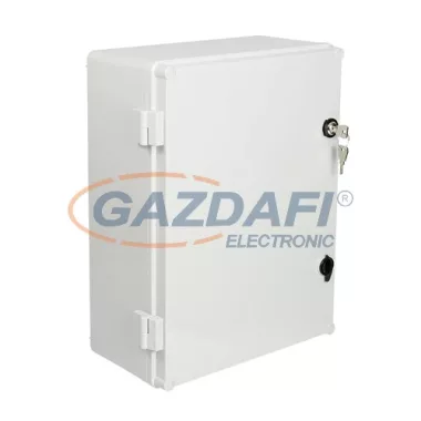 ELEKTRO-PLAST UNI-1 UNI-1 Műanyag zárható szekrény 420x300x160mm IP65 ELEKTRO-PLAST UNI-1 UNI-1 Műanyag zárható szekrény 420x300x160mm IP65