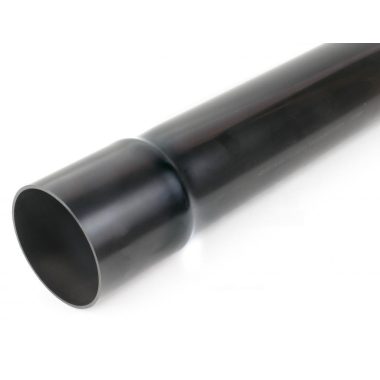 UNIVOLT 001740 KSR 90 fekete 6M/szál Merev tokozott mélyépítési védőcső, PVC, UV-Álló, >450N