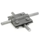  UNIVOLT 006234 keresztkötés, KKG8-10/16fvM6 alaplap menettel M6, 8-10/16 tüzih., 50x50mm