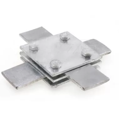 UNIVOLT 006239 KK30/30fvM6/3tlg keresztkötés, 30/30 mm, tüzih., M6/3részes, 60x60mm