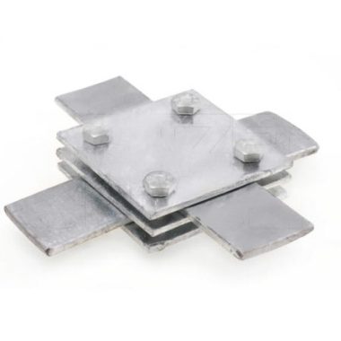 UNIVOLT 006244 KK30/30fvM8  keresztkötés, 30/30 mm, tüzih., M8, 60x60mm