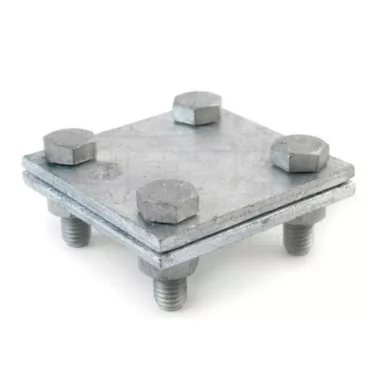 UNIVOLT 006250 KK40/40fvM8 keresztkötés, 40/40 mm, tüzih., M8, 70x70mm