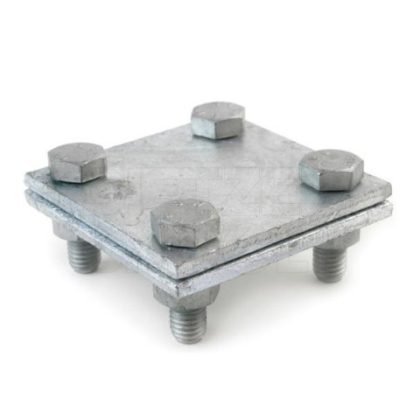   UNIVOLT 006250 KK40/40fvM8 keresztkötés, 40/40 mm, tüzih., M8, 70x70mm