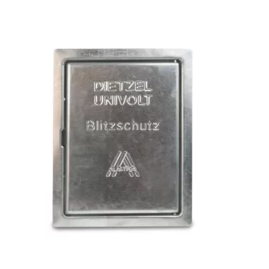 UNIVOLT 006396 RT+DR/fv ellenörzőajtó, zárral, tüzihorganyzott, 230x180x15