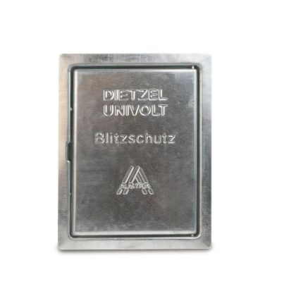   UNIVOLT 006396 RT+DR/fv ellenörzőajtó, zárral, tüzihorganyzott, 230x180x15