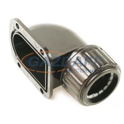 UNIVOLT 015324 HFL 50 Ívelt csatlakozó, peremmel