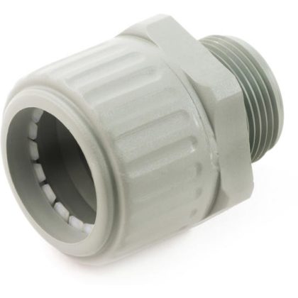   UNIVOLT 015915 SGL 5050 S Egyenes csőcsatlakozó, halogénmentes szürke