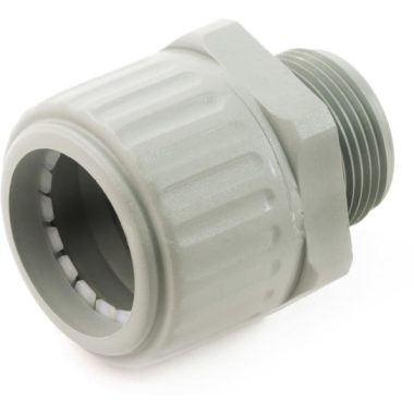 UNIVOLT 016440 SGL 1212 Egyenes csőcsatlakozó, halogénmentes szürke