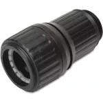   UNIVOLT 024998 SKGL 2525 S Egyenes kábel-gégecső-csavarkötés, halogénmentes, fekete