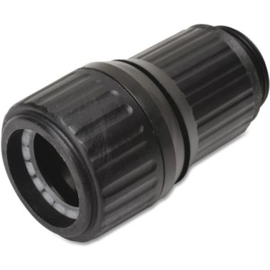 UNIVOLT 024998 SKGL 2525 S Egyenes kábel-gégecső-csavarkötés, halogénmentes, fekete