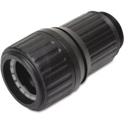   UNIVOLT 024998 SKGL 2525 S Egyenes kábel-gégecső-csavarkötés, halogénmentes, fekete