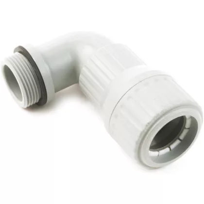   UNIVOLT 026370 SKEG 2525 S Ívelt kábel-gégecső-csavarkötés szürke