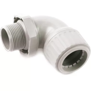 UNIVOLT 043065 SEG 1212 S Ívelt csőcsatlakozó, halogénmentes szürke