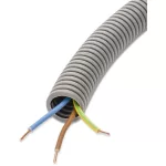   UNIVOLT 065036 FXP Ready 20 lépésálló gégecső, >750N, vezetékezett, MCU 3x1.5 fekete kék zöld-sárga