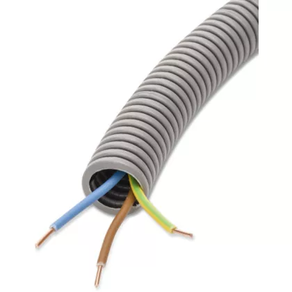   UNIVOLT 065036 FXP Ready 20 lépésálló gégecső, >750N, vezetékezett, MCU 3x1.5 fekete kék zöld-sárga