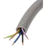   UNIVOLT 065038 FXP Ready 20 lépésálló gégecső, >750N, vezetékezett, MCU 5x1.5 fekete barna lila kék zöld-sárga