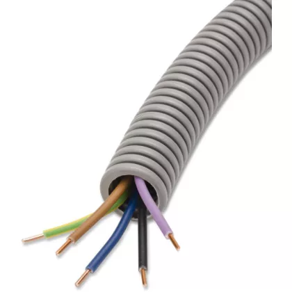   UNIVOLT 065038 FXP Ready 20 lépésálló gégecső, >750N, vezetékezett, MCU 5x1.5 fekete barna lila kék zöld-sárga