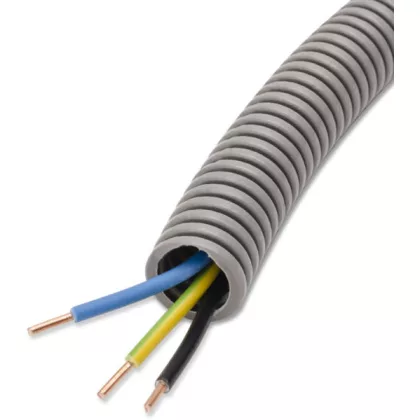   UNIVOLT 065041 FXP Ready 20 lépésálló gégecső, >750N, vezetékezett, 3x2.5 fekete kék zöld-sárga