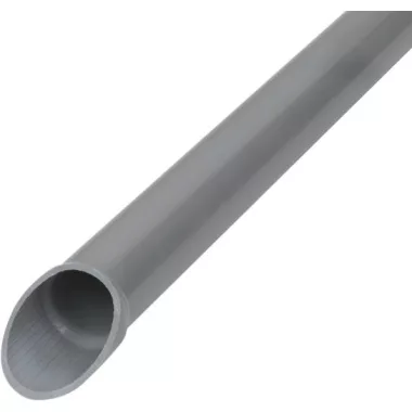UNIVOLT 084202 UPRM Turbo 20 merev tokozott védőcső, belső hosszanti barázdákkal, sötét szürke UV-stabil, MÜ I. >750N 3m/szál 111m/köteg