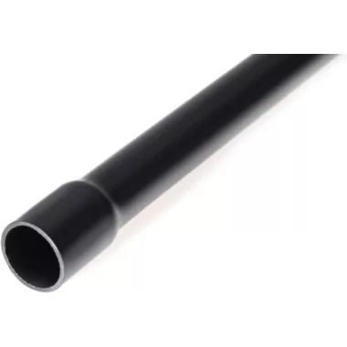 UNIVOLT 087219 HFPRM Turbo 16 Merev védőcső, MÜ I, >750N, UV-álló, tokozott, belső hosszanti barázdákkal fekete 3m