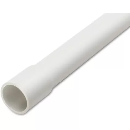   UNIVOLT 087225 HFPRM Turbo 25 Merev védőcső, MÜ I, >750N, tokozott, belső hosszanti barázdákkal világosszürke 3m