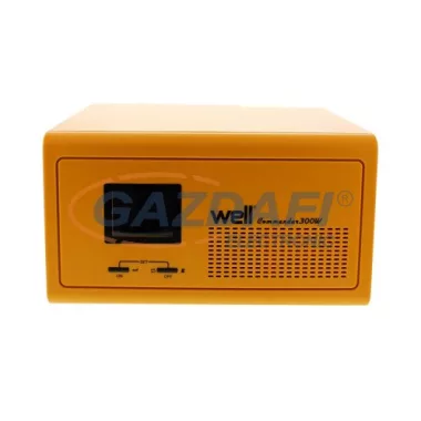 WELL UPS SZÜNTEMENTES TÁPEGYSÉG, 156-294V, 300W, Kazánok, szivattyúk, motorok, pumpák szünetmentesítéséhez ajánlott (COMMANDER 300W)