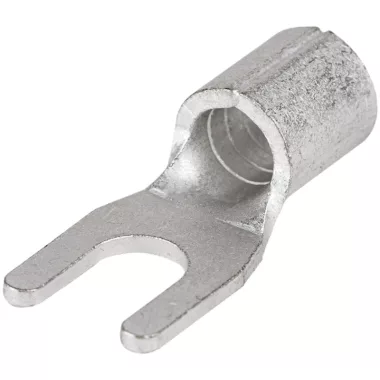 TRACON V10-6 Szigeteletlen villás saru, ónozott elektrolitréz 10mm2, M6, (d1=4,5mm, d2=6,4mm) TRACON V10-6 Szigeteletlen villás saru, ónozott elektrolitréz 10mm2, M6, (d1=4,5mm, d2=6,4mm)