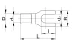 TRACON V10-6 Szigeteletlen villás saru, ónozott elektrolitréz 10mm2, M6, (d1=4,5mm, d2=6,4mm) TRACON V10-6 Szigeteletlen villás saru, ónozott elektrolitréz 10mm2, M6, (d1=4,5mm, d2=6,4mm)