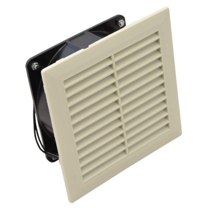   TRACON V150 Szellőztető ventilátor szűrőbetéttel 150×150mm, 150 m3/h, 230V 50-60Hz, IP54