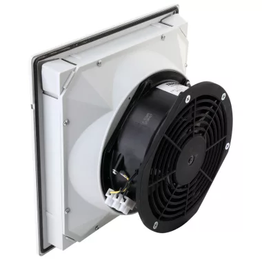 TRACON V170 Szellőztető ventilátor szűrőbetéttel 250×250mm, 170 m3/h, 230V 50/60Hz, IP54