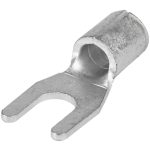   TRACON V2.5-6 Szigeteletlen villás saru, ónozott elektrolitréz 2,5mm2, M6, (d1=2,4mm, d2=6,5mm)