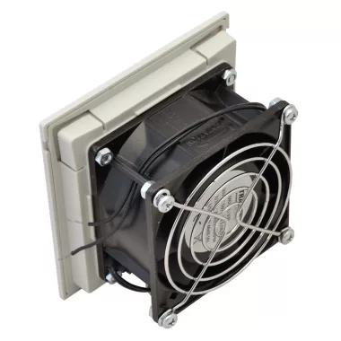 TRACON V35 Szellőztető ventilátor szűrőbetéttel 105×105mm, 35m3/h, 230V 50-60Hz, IP54