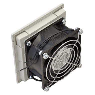 TRACON V35 Szellőztető ventilátor szűrőbetéttel 105×105mm, 35m3/h, 230V 50-60Hz, IP54