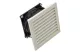 TRACON V35 Szellőztető ventilátor szűrőbetéttel 105×105mm, 35m3/h, 230V 50-60Hz, IP54