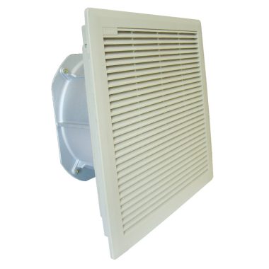 TRACON V375 Szellőztető ventilátor szűrőbetéttel 325×325mm, 520m3/h, 230V 50-60Hz, IP54 TRACON V375 Szellőztető ventilátor szűrőbetéttel 325×325mm, 520m3/h, 230V 50-60Hz, IP54