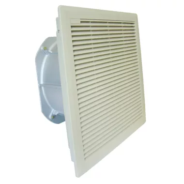 TRACON V375 Szellőztető ventilátor szűrőbetéttel 325×325mm, 520m3/h, 230V 50-60Hz, IP54