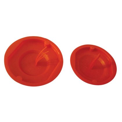 TRACON VAKFED70 Vakolófedél, piros D=76mm