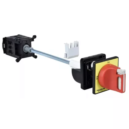 SCHNEIDER VCCDN20 Fő- és vészleállító kapcsoló, szerelőlapra szerelt, átm. 22.5mm, 20A