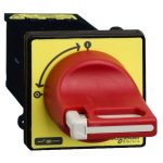   SCHNEIDER VCDN20 Fő- és vészleállító kapcsoló, ajtóra szerelt, átm. 22.5mm, 20A