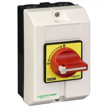 SCHNEIDER VCF0GE Komplett tokozott fő- és vészleállító kapcsoló 20A