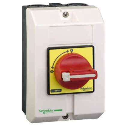   SCHNEIDER VCF1GE Komplett tokozott fő- és vészleállító kapcsoló 25A