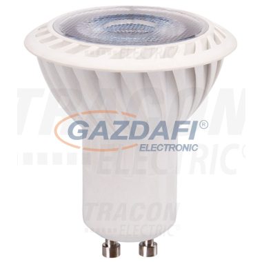 TRACON VCOB5WW LED spot fényforrás 230VAC, 5 W, 2700 K, GU10, 350 lm, 100°, EEI=A+