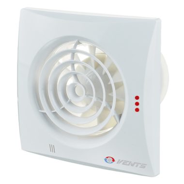 VENTS 125 QUIET T Klasszikus megjelenésű háztartási ventilátor, 125 mm légcsatornához, időrelével.