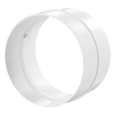 BLAUBERG BlauPlast RV 100 (t/p) Műanyag kör csőtoldó, 100 mm kör légcsatornához.