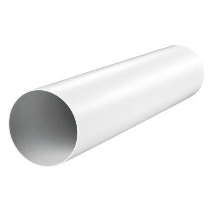   VENTS 1010 (ns/b) Műanyag kör légcsatorna, 100 mm átmérővel, 100 cm hosszban.