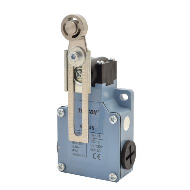 TRACON VM145 Helyzetkapcsoló, lengőkar-görgő 1xNO+1xNC, 6A/230V AC-15, 0,3A/250V DC-13, IP