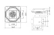 TRACON VR470 Tető ventilátor 470 m3/h, IP44, 39 W, 230 VAC, 0.17 A, 63 dB