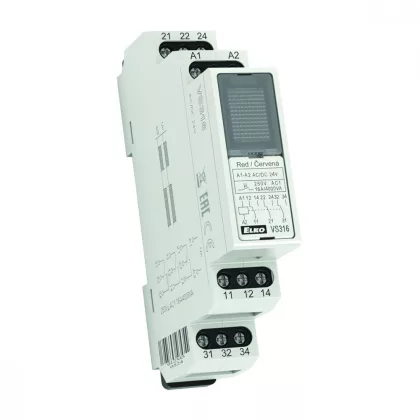 Elko VS316/24V  zöld - Segédrelé