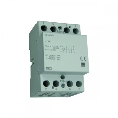 Elko VS440-22/24V Kontaktor 2NO+2NC, 40 A AC/DC 24 V